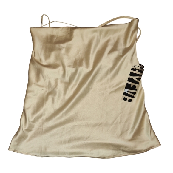 HYFVE Women's Vanilla/ Cream Cowl Neck Fitted Bodice Camisole Size Small - Picture 8 of 8